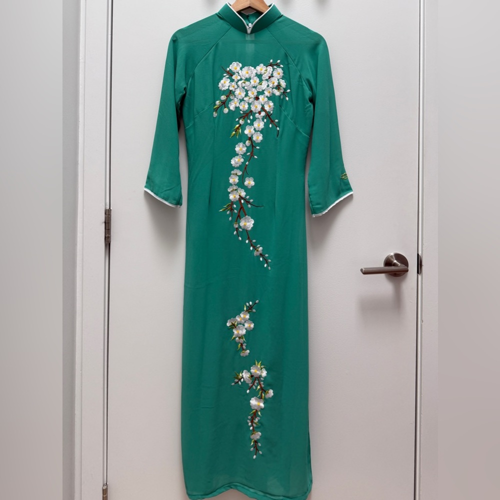 Floral Green Tunic Dress